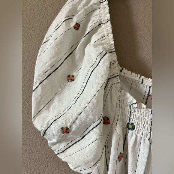 O’Neill Off Shoulder Floral Embroidery Mini Dress - Picture 7 of 12